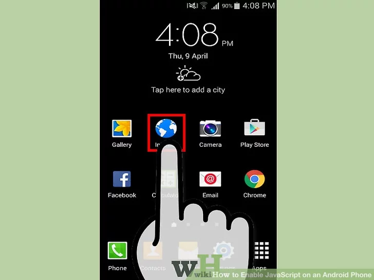 Image titled Enable JavaScript on an Android Phone Step 1